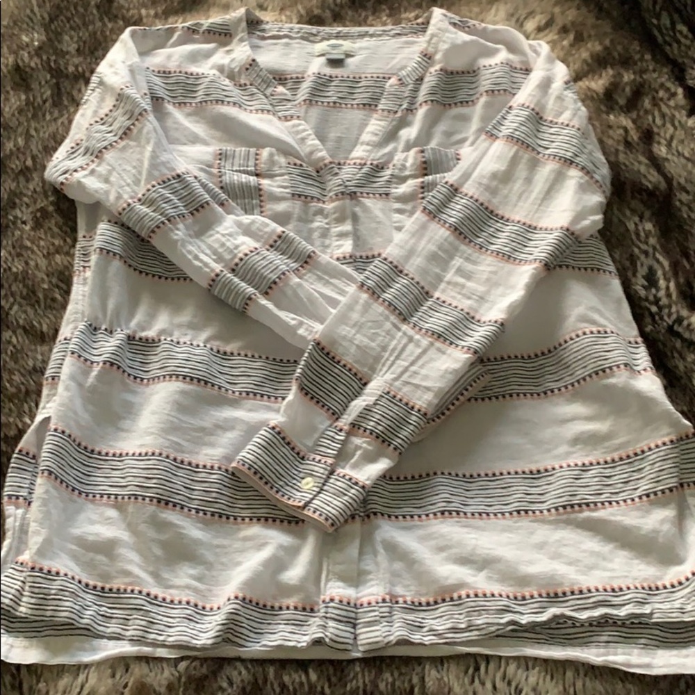 Linen button down shirt